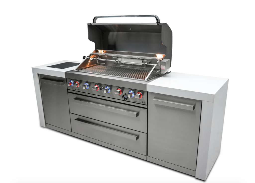 Mont Alpi 6-burner Deluxe Island MAi805-D - 94''