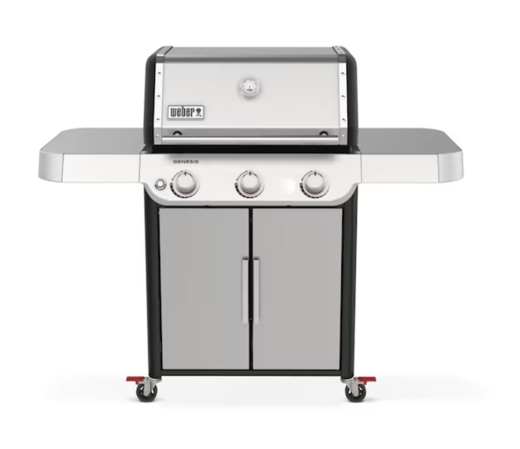 Weber Genesis S-315 Stainless Steel 3-Burner Liquid Propane Gas Grill