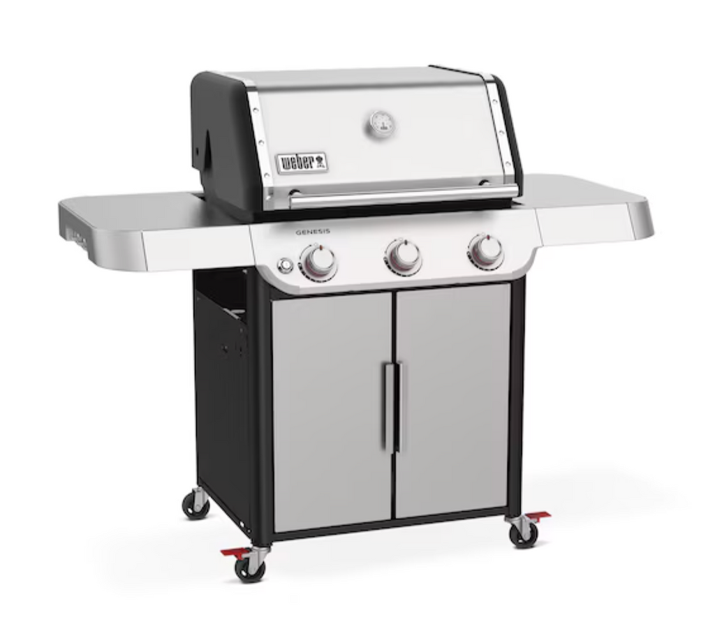 Weber Genesis S-315 Stainless Steel 3-Burner Liquid Propane Gas Grill
