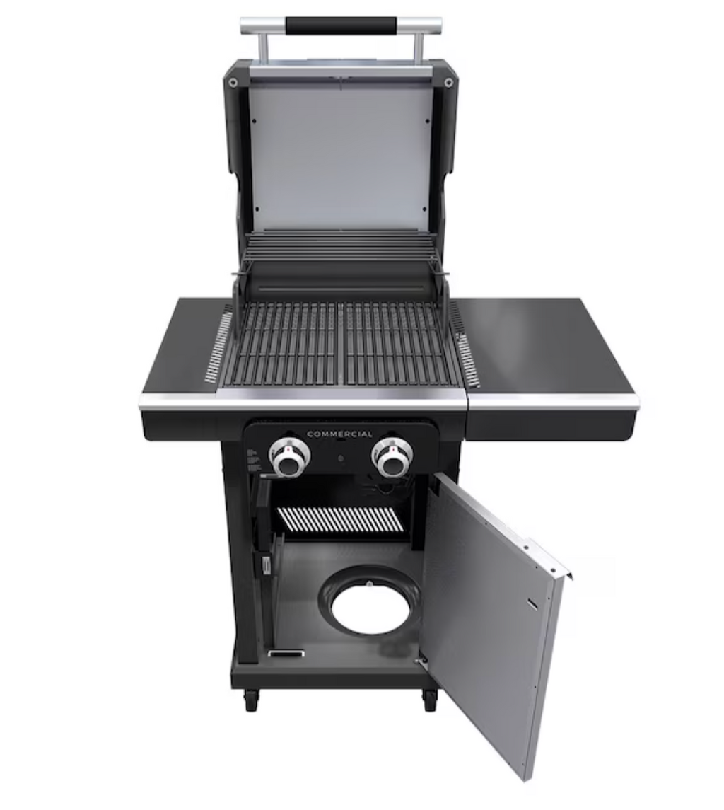 Char-Broil Commercial Series Grill and Griddle Combo Stainless Steel