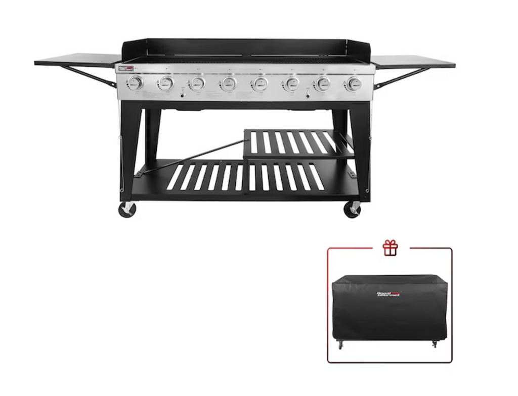 Royal Gourmet Black 8-Burner Liquid Propane Gas Grill
