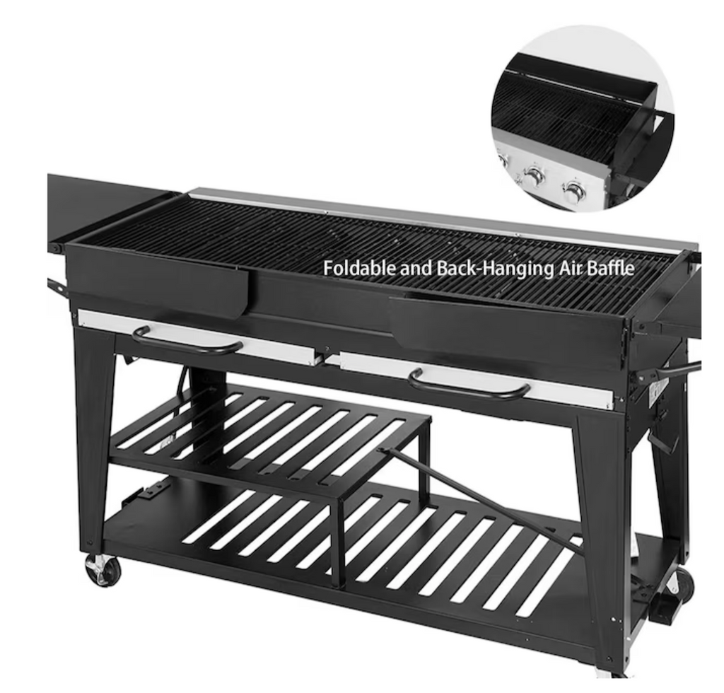 Royal Gourmet Black 8-Burner Liquid Propane Gas Grill