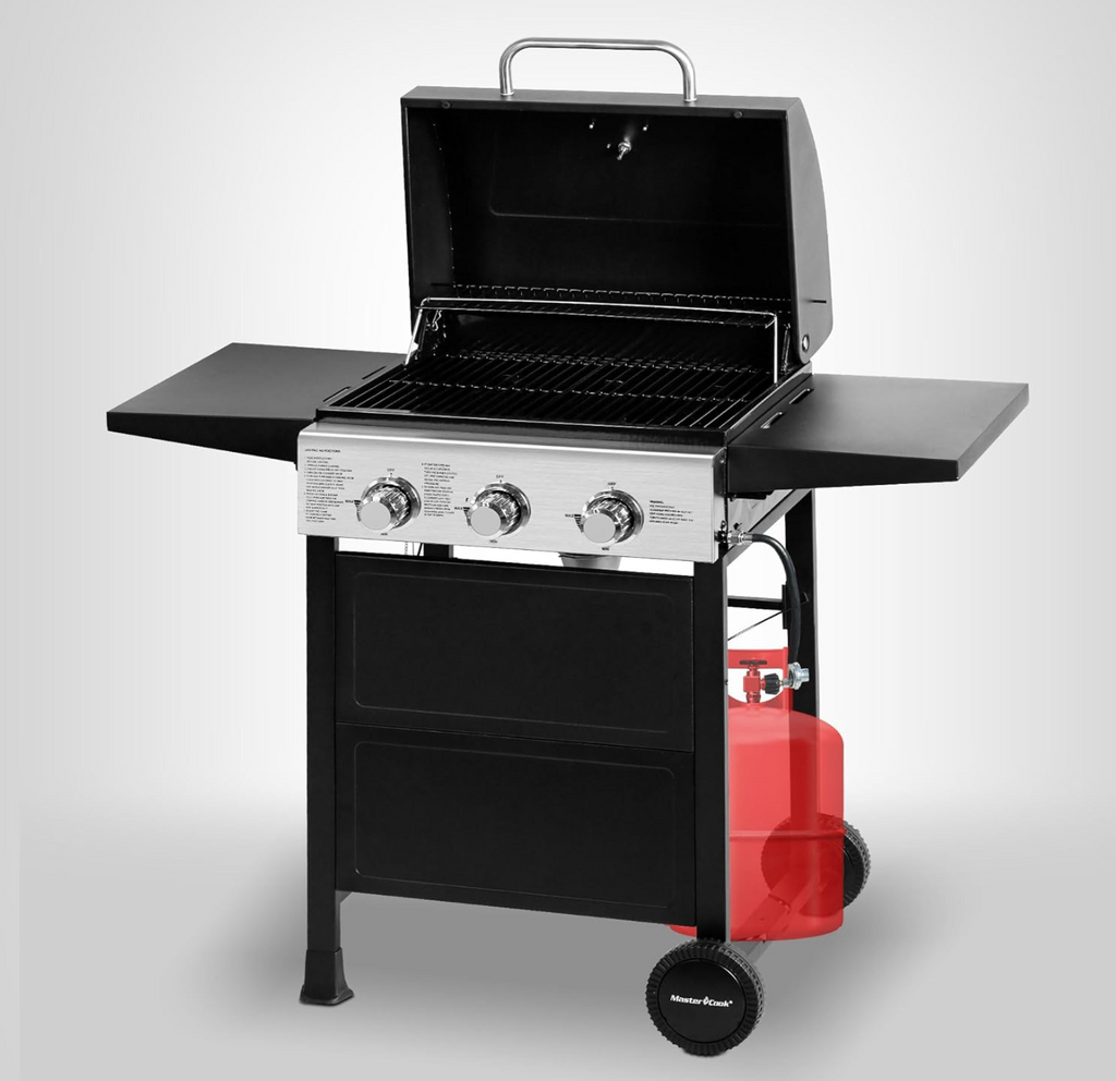 MASTER COOK 3 Burner BBQ Propane Gas Grill