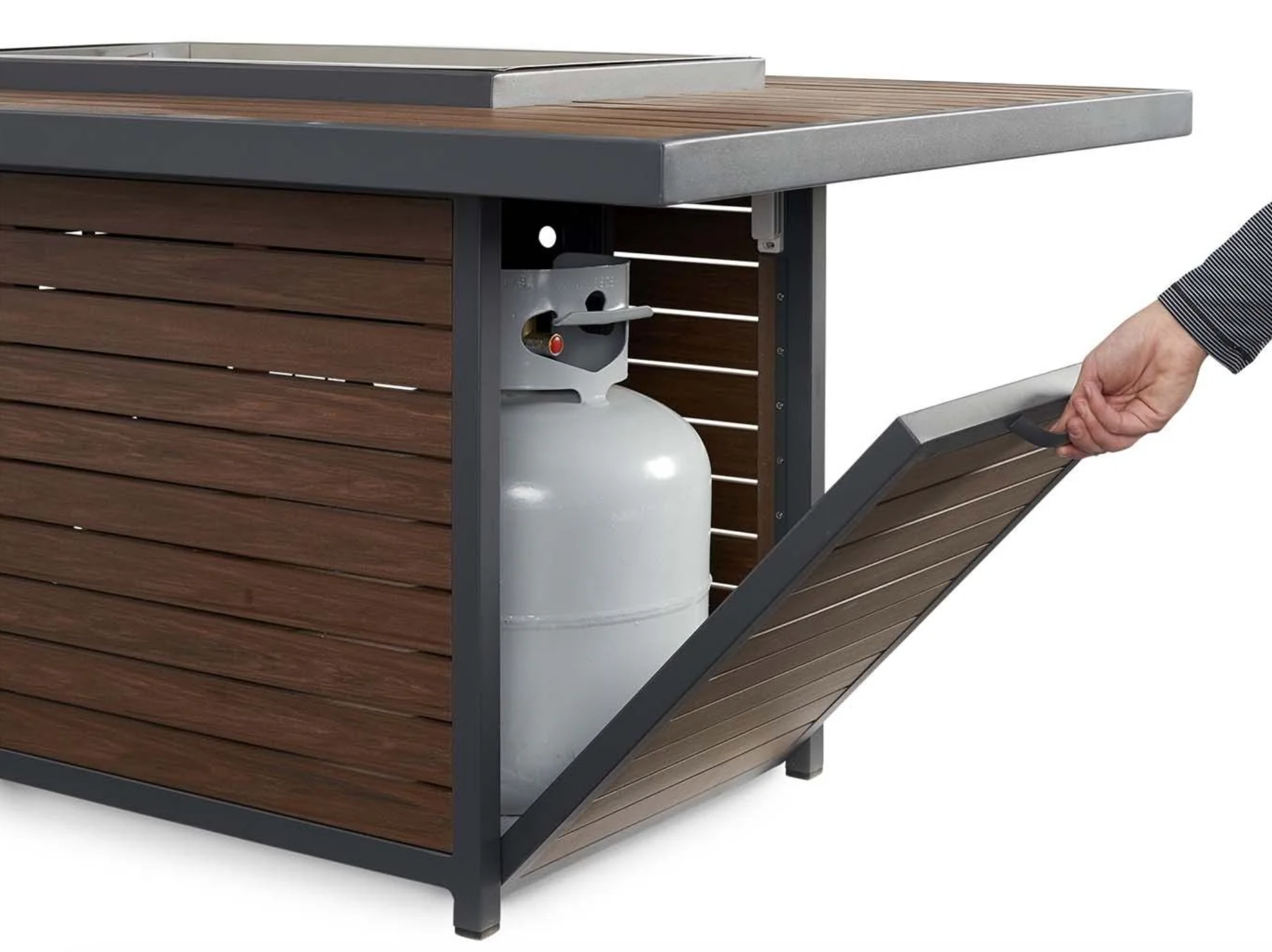 The Outdoor GreatRoom Company KW-1224-19-K Kenwood Gas Fire Pit Table