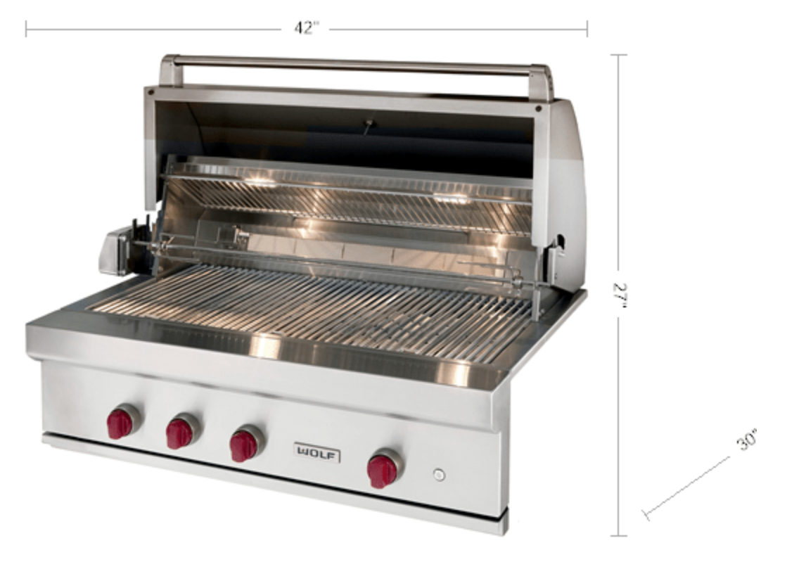 Outdoor Gas Grill Wolf OG42 42"